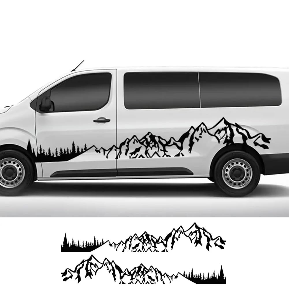 Auto-Mountain-Aufkleber für Wohnmobile, für Peugeot Expert, für FIAT Scudo, für Citroen, für Jumpy, für Grafikaufkleber, Auto-Tuning-Zubehör von KEMISTER