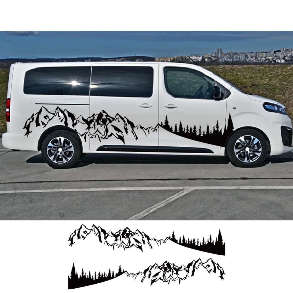 Auto-Vinyl-Aufkleber, für Peugeot Expert Traveller, für Opel Vivaro, für Citroen Jumpy, für Toyota ProAce, für FIAT Scudo Camper Van Tuning-Zubehör von KEMISTER