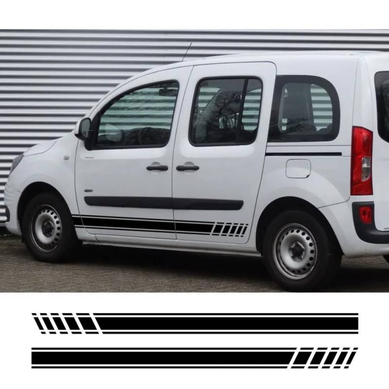 Autoseitenaufkleber, für M=ercedes B=ENZ, für Citan W415 T-Klasse, für Nissan Townstar NV250, für R=enault Kangoo Van Grafikstreifen Vinyl-Aufkleber von KEMISTER