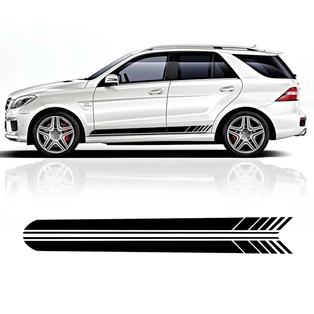 AMG Edition 1 Vinyl Aufkleber Auto Tür Seitenstreifen Rock Aufkleber, für Mecedes Benz ML Klasse W166 W164 W163 ML320 ML350 Zubehör von KEMQCBMJ