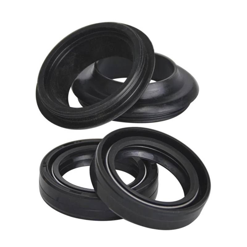 Motorrad Gabel Öl Dichtung Staub Abdeckung for SH150 SH 150 ATC200 ATC200X TL200 TL200G TL ATC 200 ATC250 ATC250E ATC 250(2xOil seal 2xcover) von KEMQCBMJ