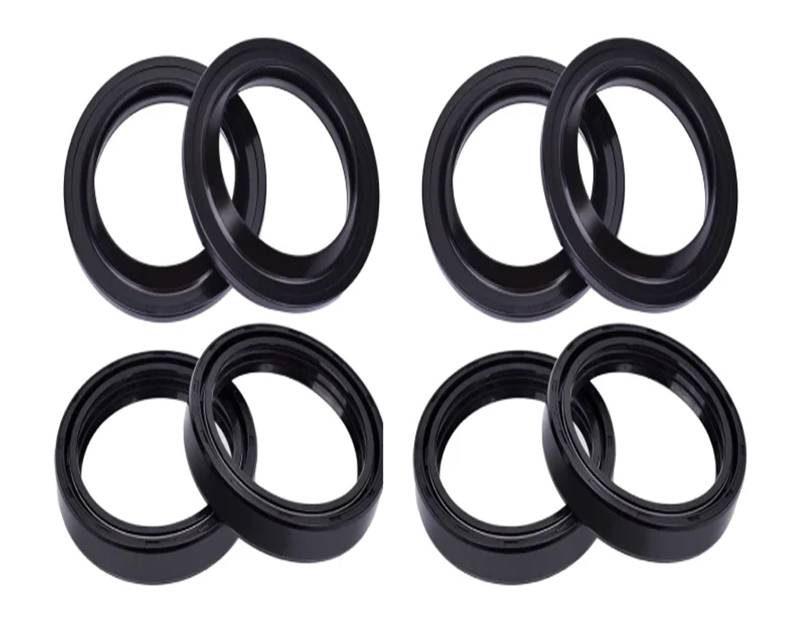 Motorrad Vorne Stoßdämpfer Gabel Dämpfer Öl Dichtung und Staub Abdeckung Lip for VN1700 VOYAGER NACH VN 1700 VOYAGER 1700 2009-2013(4pcs seal 4pc cover) von KEMQCBMJ