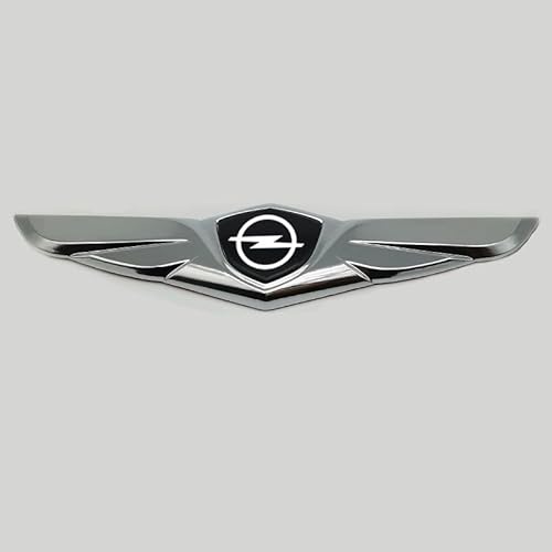 Auto Emblem Logo Aufkleber für Opel Vauxhall Adam Ampera Cascada Crossland X Omega, Autoaufkleber Emblem Abziehbilder Emblem Auto Zubehör Tuning Sticker,B von KENANS