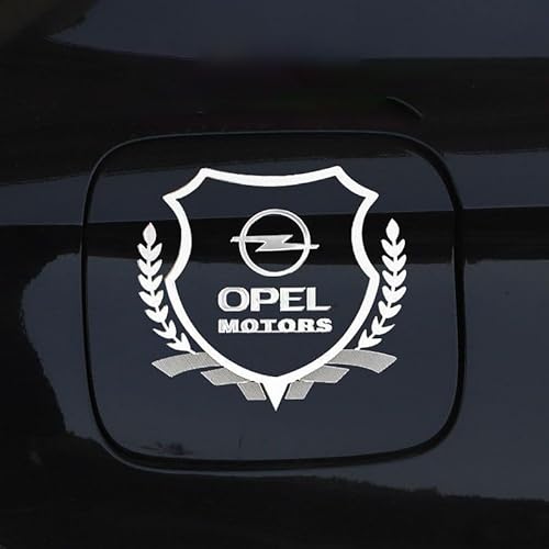 Auto Emblem Logo Aufkleber für Opel Vauxhall Mokka Zafira OPC Vectra Antara Grandland X, Autoaufkleber Emblem Abziehbilder Emblem Auto Zubehör Tuning Sticker,S von KENANS