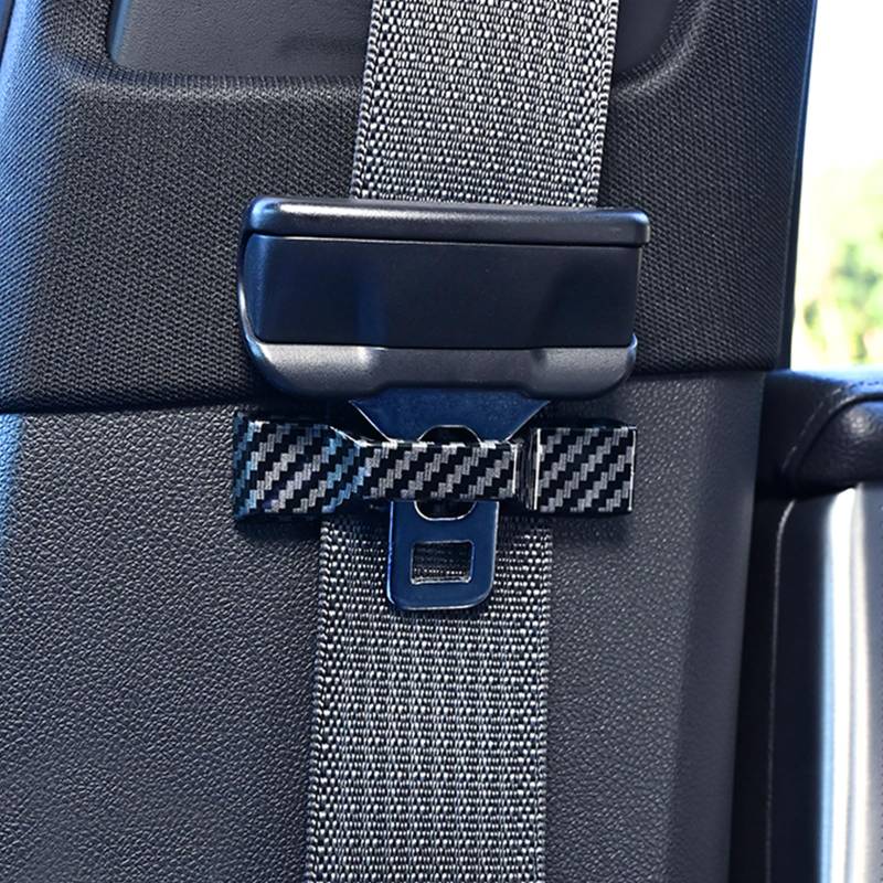 KEQKEV Auto-Sicherheitsgurt-Schnallen-Clips, Auto-Sicherheitsgurt-Schnallen-Halter-Clip, Fahrzeugsitz-Organizer, Einsteller, Positionierer, vermeidet Rasselgeräusche durch Kollisionen, mit von KEQKEV