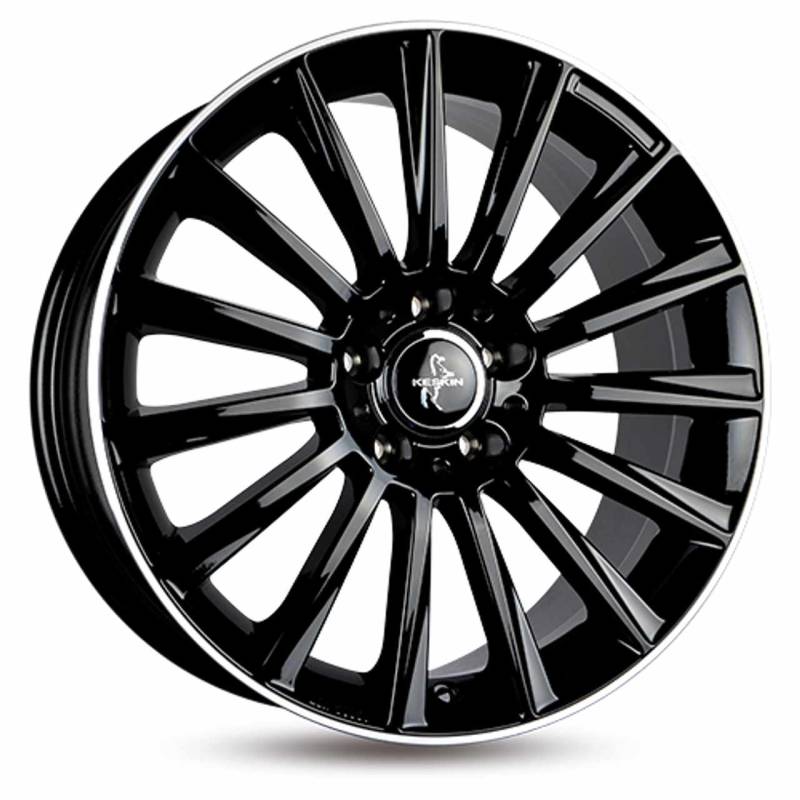 KESKIN KT18 TURBO black lip polish 7.0Jx17 5x114.3 ET40 von KESKIN