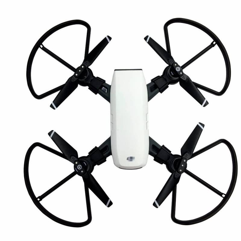 UAV For D 4PCS Propeller Guard und Joystick Protector Drohne Rc Ersatzteile Stoßfänger und Kontrollstabschutzschutz Spielzeug(Svart) von KESKPAMH