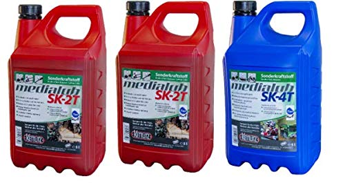 KETTLITZ-Medialub Sonderkraftstoff/Alkylatbenzin MIX 2T - 2 x 5 Liter Medialub SK-2T + 1 x 5 L Medialub SK-4 T von KETTLITZ-Medialub