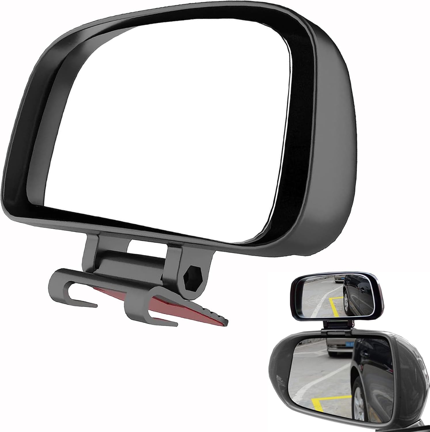 KEWAYO Toter Winkel Spiegel Auto, Wasserdichter HD Blind Spot Spiegel, Premium Einstellbar 360° Weitwinkel Seite Rückspiegel für Universellen Auto SUV RV Fahrzeugen Motorrad von KEWAYO