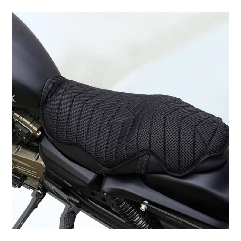 Motorrad Sitzbezug Motorrad Air Sitz Pad Sonnenschutz Wasserdicht 3D Air Sitzkissen Abdeckung Atmungsaktiv Motorrad Zubehör von KEYGODSAY