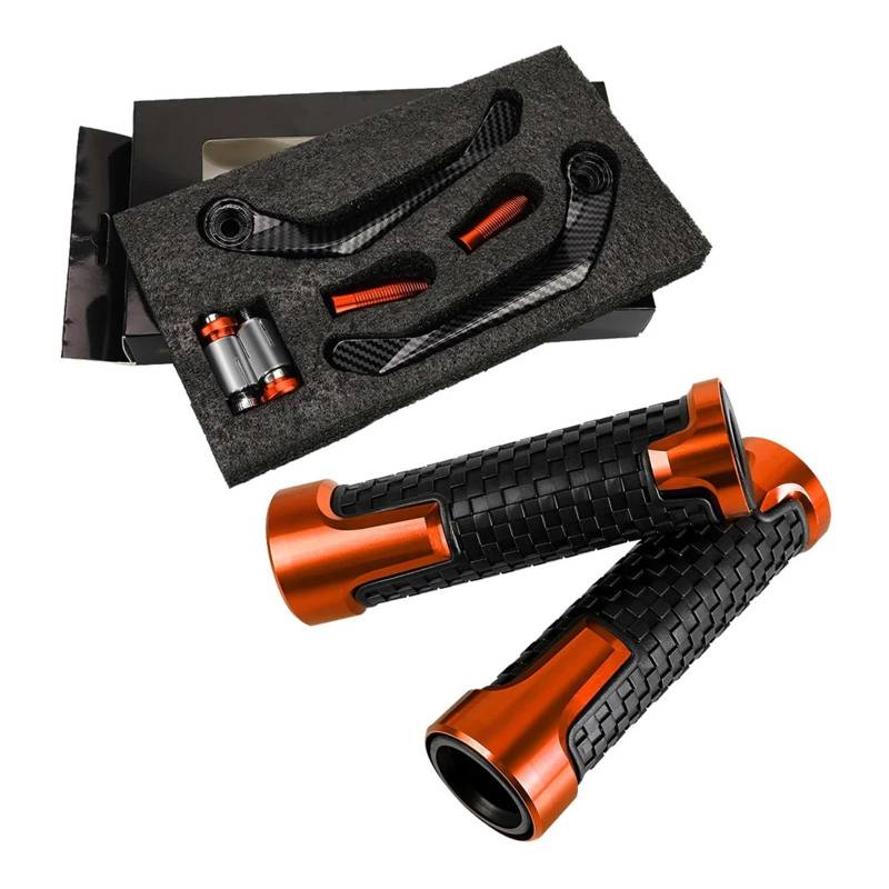 Bremskupplungshebelschutz Für 2009-2018 2019 FZ16 Motorrad Bremskupplungshebel Schutzfolie Anti-Fall Bremsen Handschutz Schutz(Orange 1 Set) von KFHBNI