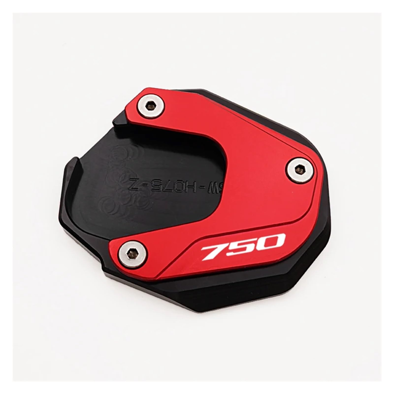 Motorrad-Seitenständerplattenpolster Für Hon@&da Forza750 NSS 750 X-ADV NC750X 2021-2024 Motorradzubehör Seitenständerverlängerung Kickstand Pad(Kickstand Red) von KFHBNI