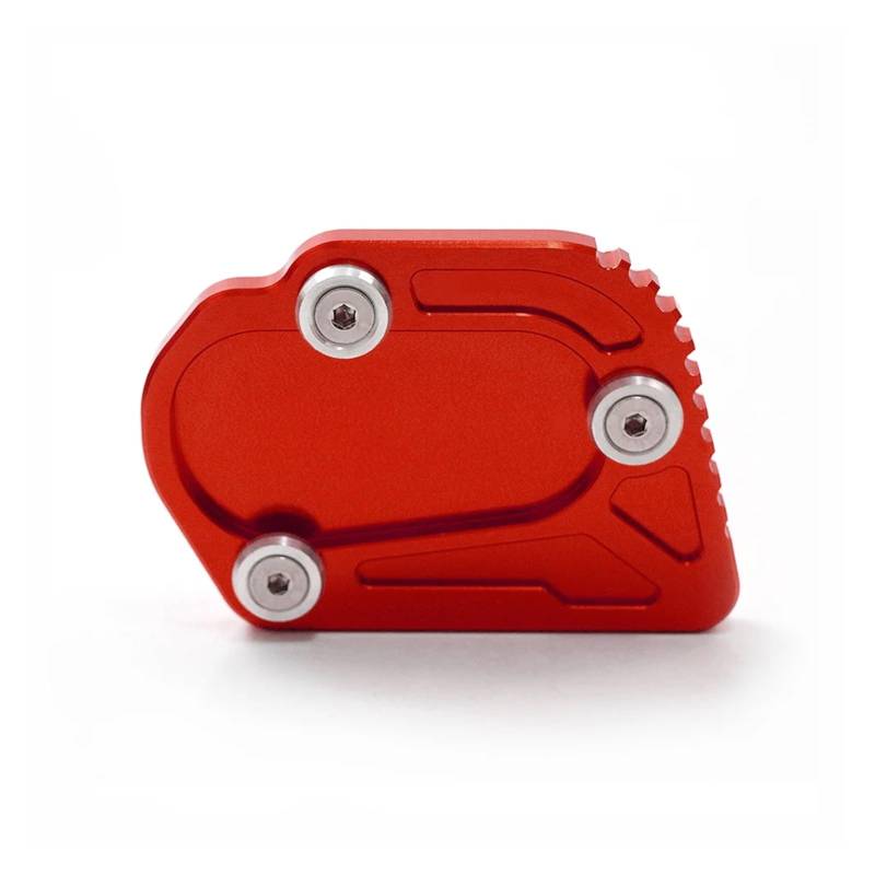 Motorrad-Seitenständerplattenpolster Für R1250GS ADV alle Jahre Motorrad CNC Kickstand Extension Pad Seitenständer Vergrößerungsplatte(Red-no Logo) von KFHBNI