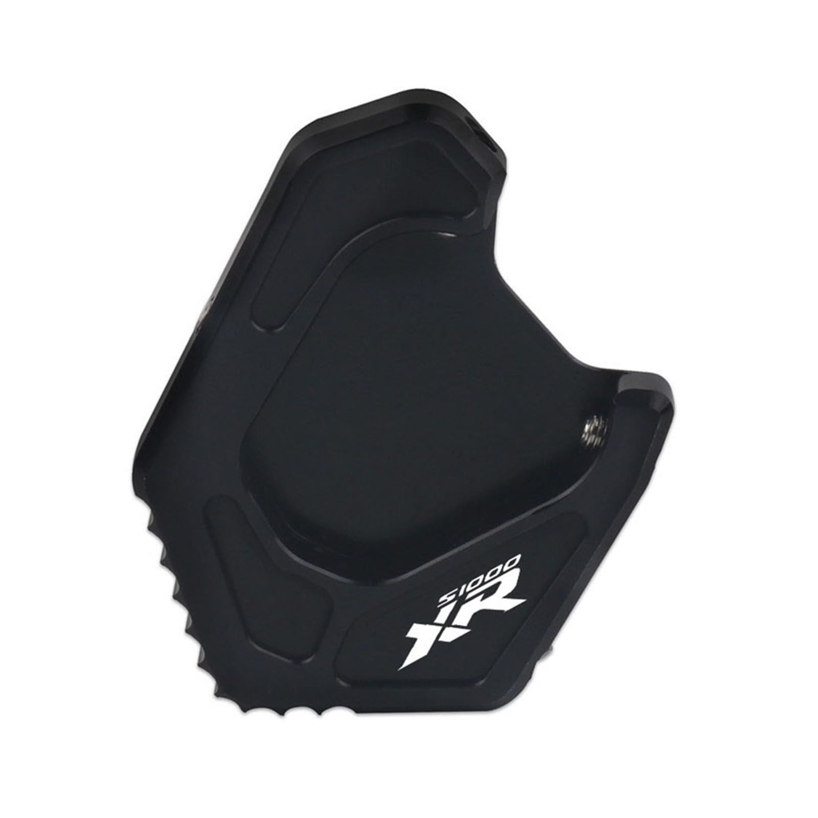 Motorrad-Seitenständerplattenpolster Für S1000XR 2020 2021 2022 Motorrad CNC Kickstand Seitenständer Ständerverlängerung Vergrößerungspad(Black) von KFHBNI