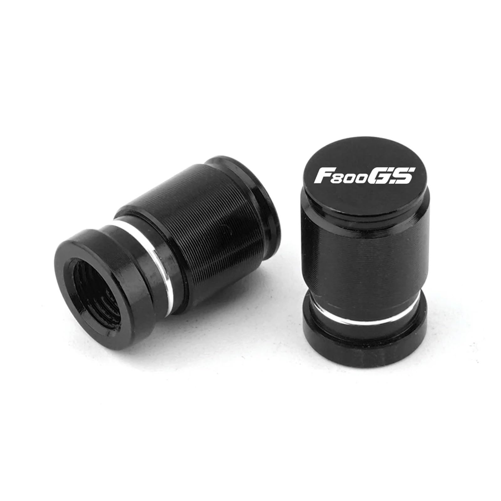 Reifenventilkappen Für F800GS 2012 2013 2014 2015 Motorrad CNC Zubehör Rad Reifen Ventil Air Port Stem Abdeckung Kappe Stecker(Black) von KFHBNI