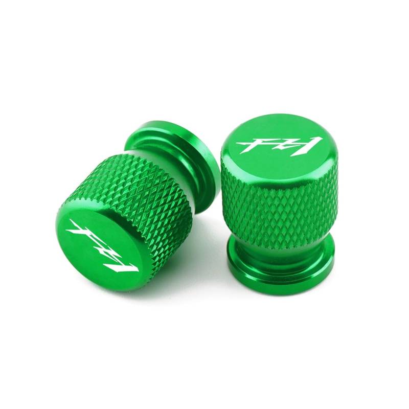 Reifenventilkappen Für FZ1 FZ6 FZ600 FZ6R FZ8 Motorrad CNC Zubehör Rad Reifen Teile Ventil Stem Caps Abdeckung(Green) von KFHBNI