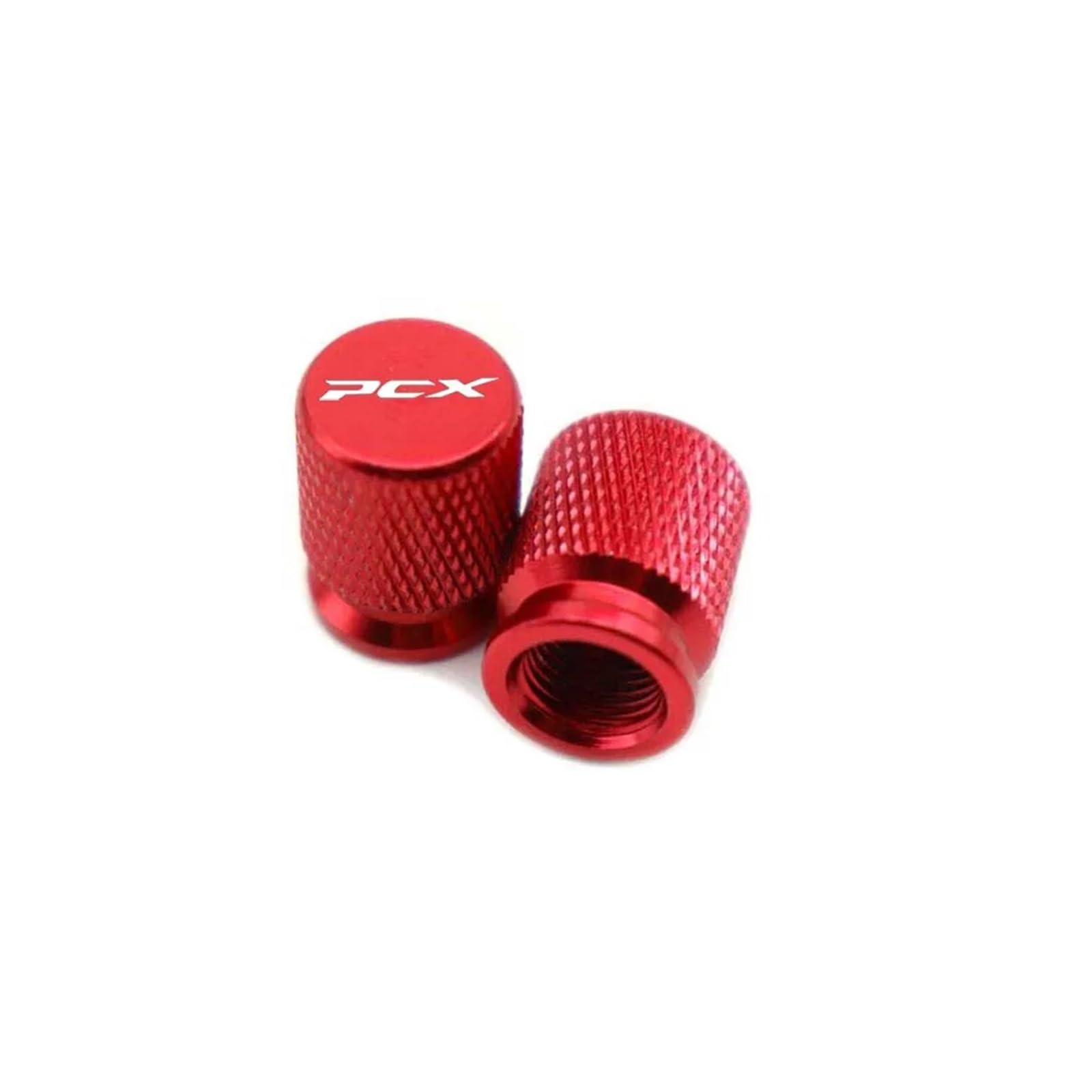 Reifenventilkappen Für HON@&DA PCX125 PCX150 PCX160 Motorrad Zubehör Reifen Ventil Air Port Stem Cap Abdeckung(Red) von KFHBNI