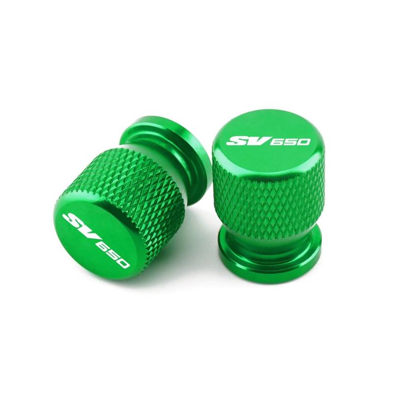 Reifenventilkappen Für Suzuki SV650 SV650S 1999-2019 Motorrad CNC Aluminium Zubehör Rad Reifen Teile Ventil Stem Caps Abdeckung(Green) von KFHBNI