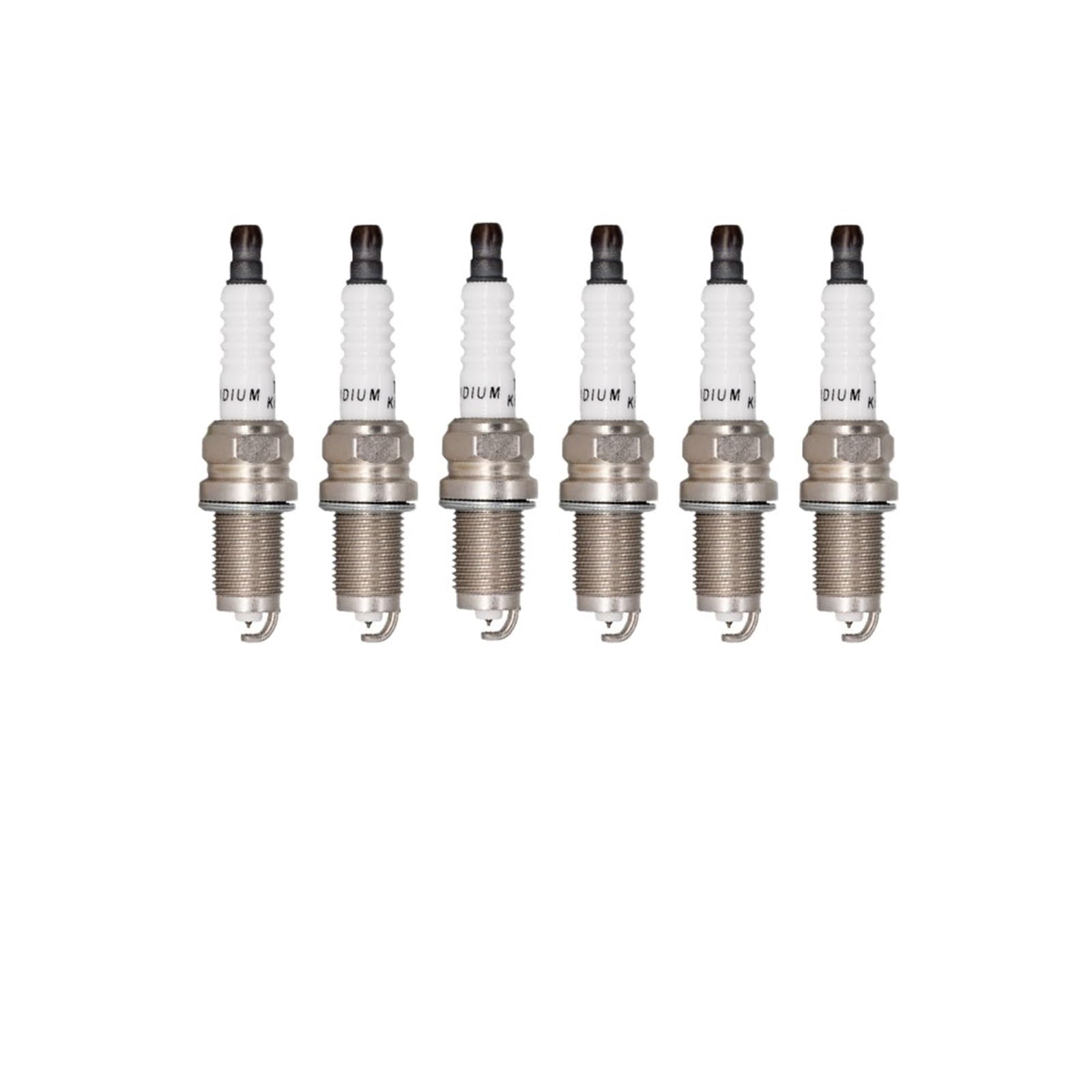 2–8 Stück Iridium-Zündkerze, Taschenlampe, K6RBIP-11, kompatibel mit Kerze, DENSO KJ20DR-M11, SKJ20DR-M11, SKJ20DR-M11S, kompatibel mit HONDA 12290-PNE-0030 Zündkerze Solides Terminal(6 pieces with bo von KFJFDHES