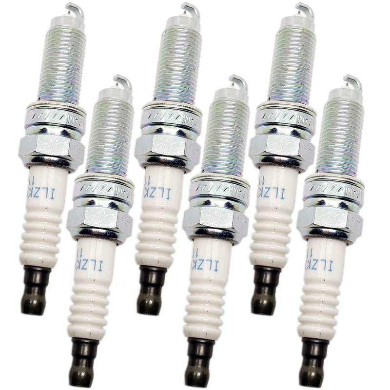 6 stücke 12290-R70-A01 Iridium Zündkerze ILZKR7B11 7751 / Fit für Odyssey Pilot Ridgeline RDX TL TSX 3.5L 12290R70A01 Zündkerze Solides Terminal(6pcs) von KFJFDHES