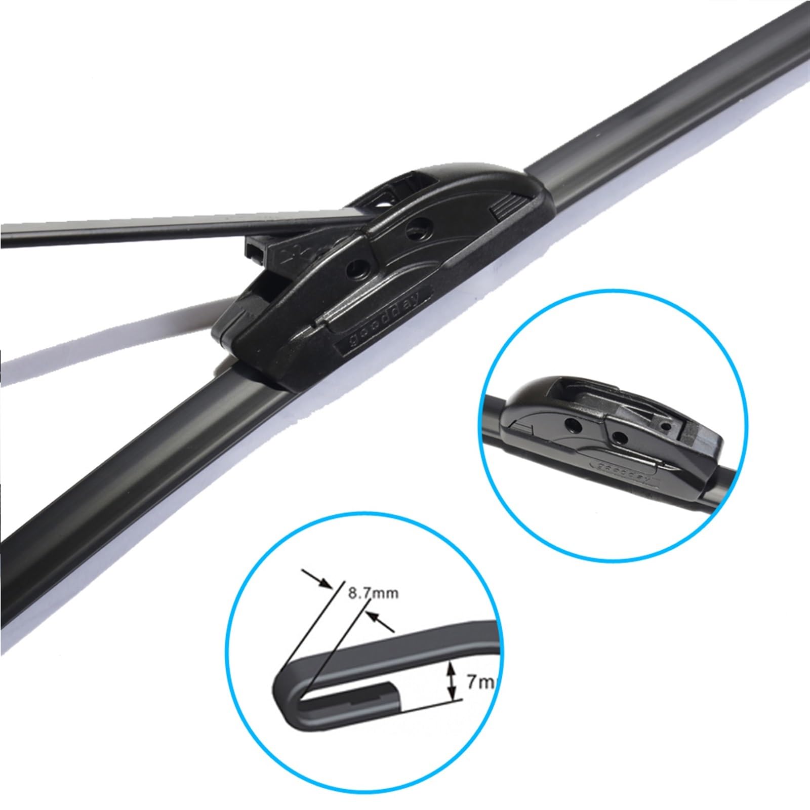 Auto-Wischerblätter/Passend for Toyota Previa 50 2006~2019 XR50 Estima Tarago Scheibenwischer Autozubehör 2007 2008 2018 Autowischerblatt Car Windscreen Wiper von KFJFDHES