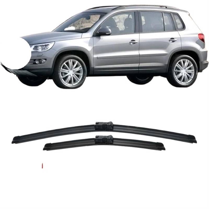 Auto-Wischerblätter/Passend for VW Tiguan MK1 2007-2017 Autozubehör Frontscheibenwischerblätter Bürsten Scheibenwischer 2016 2015 2014 2013 2012 2011 24''+21'' Car Windscreen Wiper von KFJFDHES