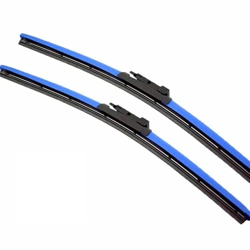 Auto-Wischerblätter Auto-Scheibenwischer/Passend for Ford Explorer U502 2011~2019 2018 2017 2016 Frontscheibe Premium Beam Blade Brushe Blade Zubehör Car Windscreen Wiper(Blue,LHD) von KFJFDHES