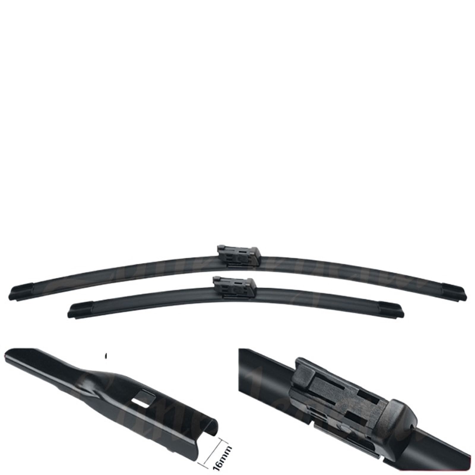 Auto-Wischerblätter Auto-Wischerblätter/Passend for Volkswagen Golf Sportsvan 2014-2021 2020 Front-/Heckscheibenwischer, saubere Scheibenwischer aus Naturkautschuk Car Windscreen Wiper von KFJFDHES