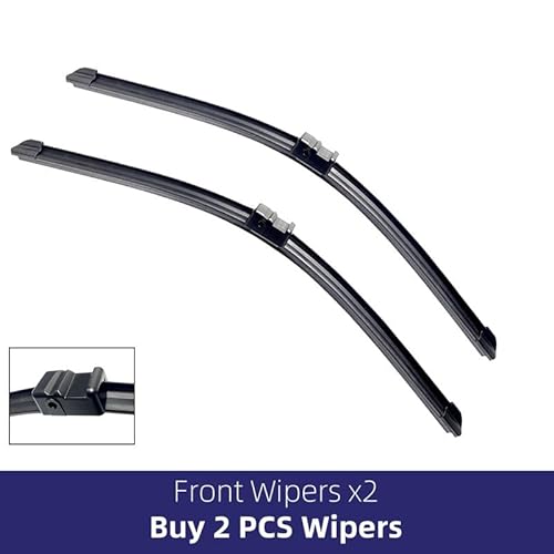 Auto-Wischerblätter Autowischer/Passend for Peugeot 407 407 SW 2004-2010 Frontwischerblätter Weiche Gummi-Scheibenwischer Auto-Windschutzscheibe 28" 28" 700mm 700mm Car Windscreen Wiper(2 PCS) von KFJFDHES