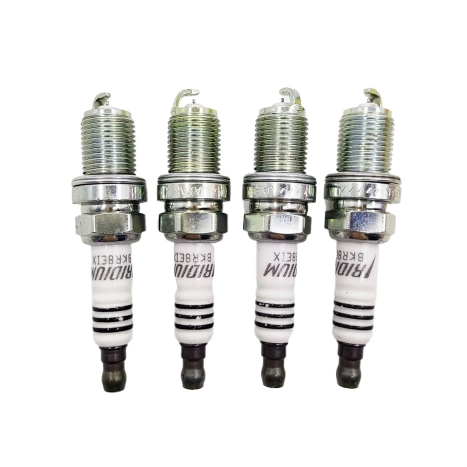 BKR8EIX 2668 Iridium IX Zündkerze kompatibel mit Audi Volkswagen A3 A4 A5 CC TT TTS kompatibel Tiguan kompatibel Passat kompatibel Jetta Auto-Stecker 4 Stück Zündkerze Solides Terminal von KFJFDHES