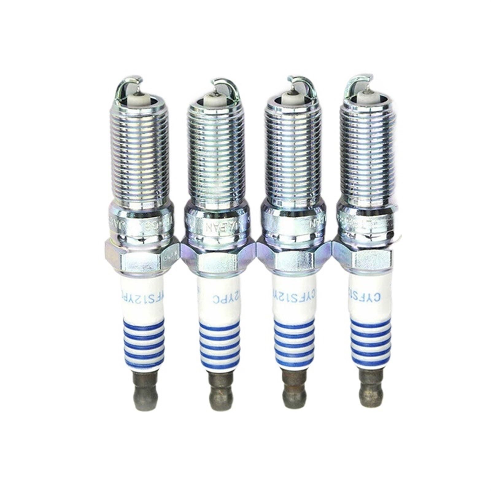 LR025605 CYFS12YPC 4-6 Stück Iridium-Zündkerze kompatibel mit Land Rover LR2 Range Rover Evoque 2.0L Zündsystem Autoteile Zündkerze Solides Terminal(4Pcs) von KFJFDHES