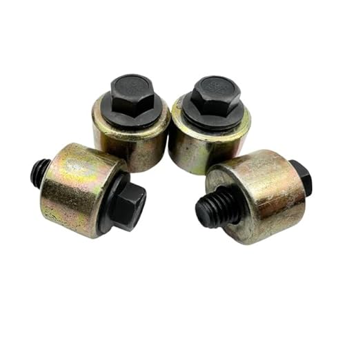 4 Stück Motorrad CG125 Hinterradnabe Bremstrommel Gummipuffer Kompatibler Lagerkleber(4pcs total iron) von KFJHTWG