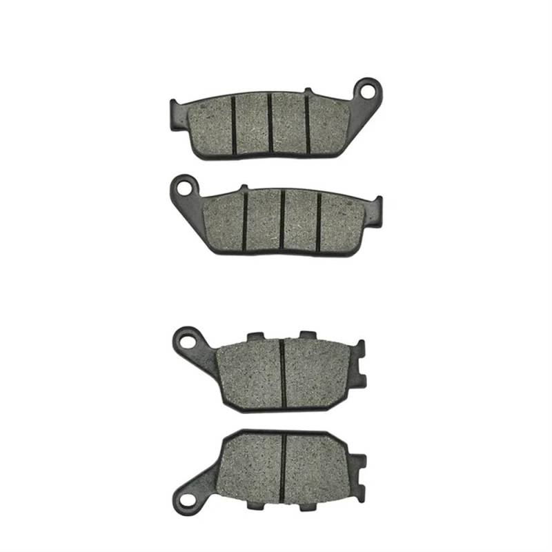 Bremsbeläge vorne und hinten, kompatibel mit GW250, GW250F, GW250Z, Inazuma 2013–2016, GSR250 2012–2020, DL250, GSX250R 2017–2020(2 pair 1 Sets) von KFJHTWG