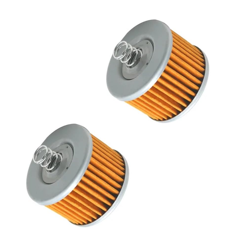 Eingebauter Motorrad-Ölfilter mit Feder, kompatibel mit 100 130 CT100 115 YS125 150 FZ16, erhältlich in 2, 4, 8 Stück(2PCS) von KFJHTWG