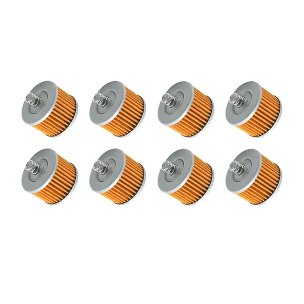 Eingebauter Motorrad-Ölfilter mit Feder, kompatibel mit 100 130 CT100 115 YS125 150 FZ16, erhältlich in 2, 4, 8 Stück(8PCS) von KFJHTWG