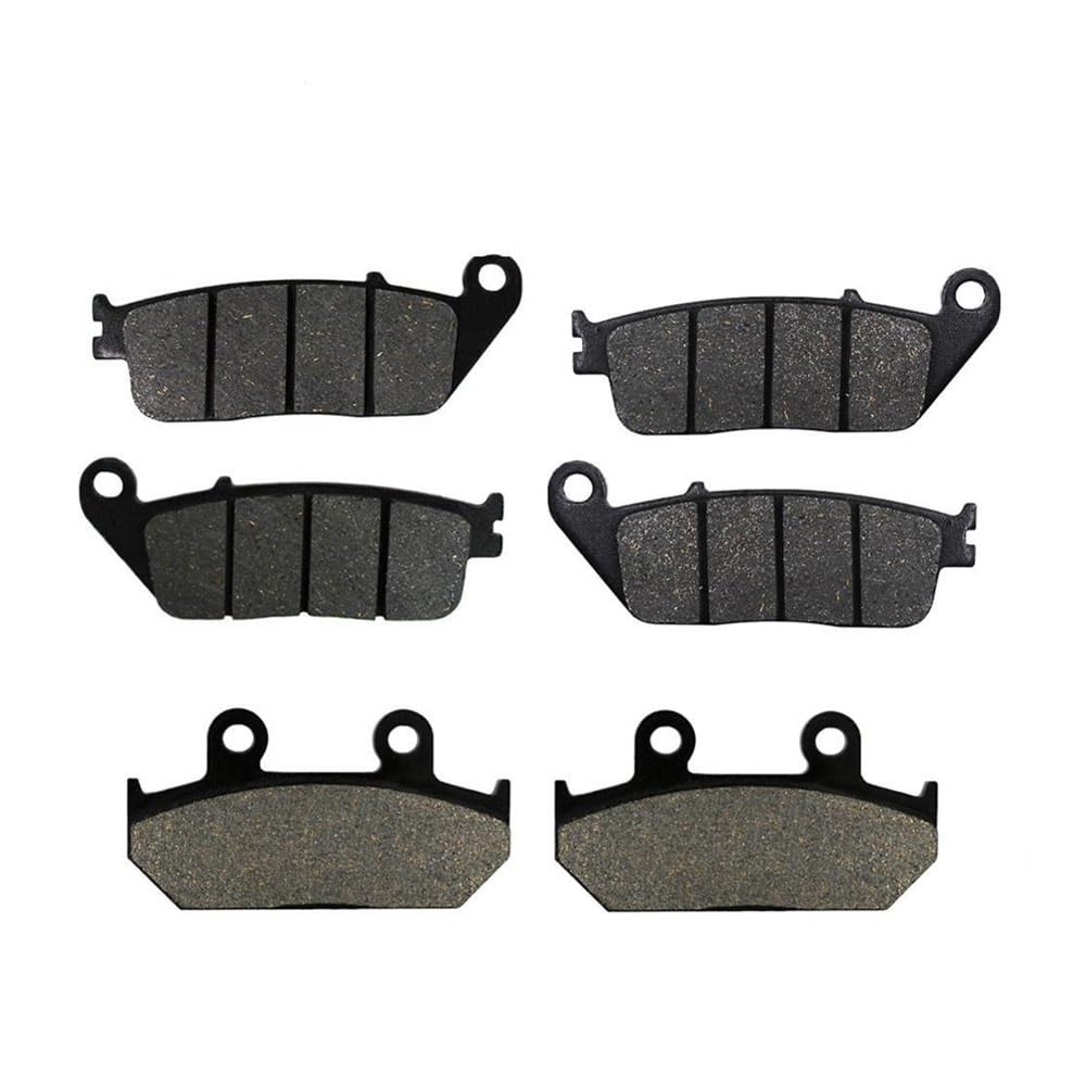 Motorrad-Bremsbeläge vorne und hinten, kompatibel mit AN650 AN 650-Modellen von 2003 bis 2017(FRONT REAR PADS) von KFJHTWG