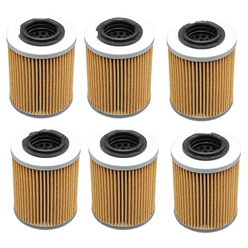 Motorrad-Ölfilter, kompatibel mit 1000 R 998 RSV 998 ETV1000 998 SL1000 998 RST1000, erhältlich in 1, 2, 4 oder 6 Stück(6 PCS) von KFJHTWG