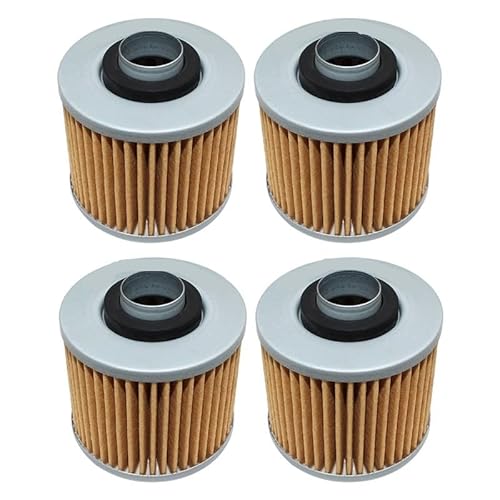 Motorrad-Ölfilter, kompatibel mit XV535 535 XVS1100 1100 XV250 250 TDM850 850 XT250 247, erhältlich in 1 2 4 6 Stück(4 PCS) von KFJHTWG