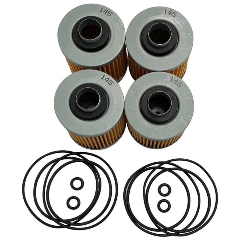 Motorrad-Ölfilter kompatibel mit ATV YFM600 1998–2001 YFM700 700R RCC RSB RSX RSC RSP 2006–2021 Sachs 125 Roadster 98–2001 HF145(4pcs) von KFJHTWG