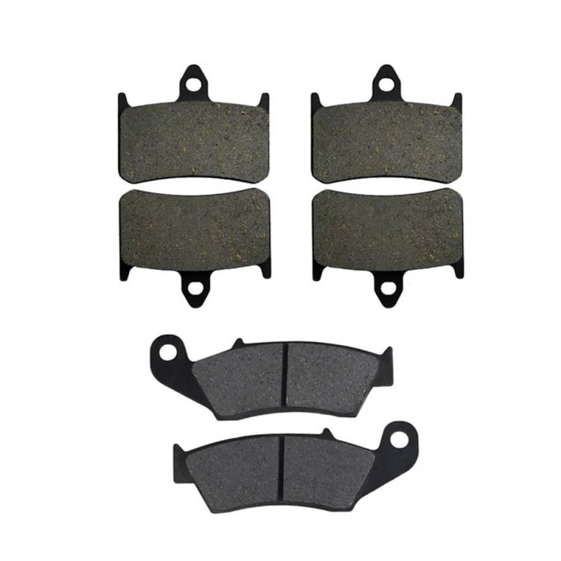 Motorradkompatible vordere und hintere Bremsbeläge für VFR400 VFR 400 R3K R3L R3M R3N NC30 1989-1992(FRONT AND REAR PADS) von KFJHTWG