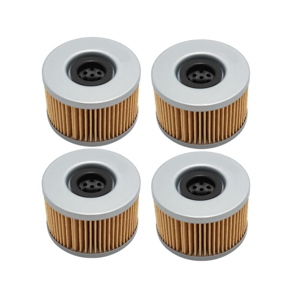 Ölfilter kompatibel mit CM450E CM400T CB400A GL500 CX500D CM400E CB400 CB500T CBR250RR-N 250 und ähnlichen Modellen(4 PCS) von KFJHTWG