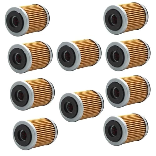 Schmutzölfilter Benzin-Kraftstofffilter kompatibel mit AG200 BW200 BW350 SR125SE SR185 SRX250 TT225 TT350 TT600E für Motorräder und Motorräder(10 PCS) von KFJHTWG