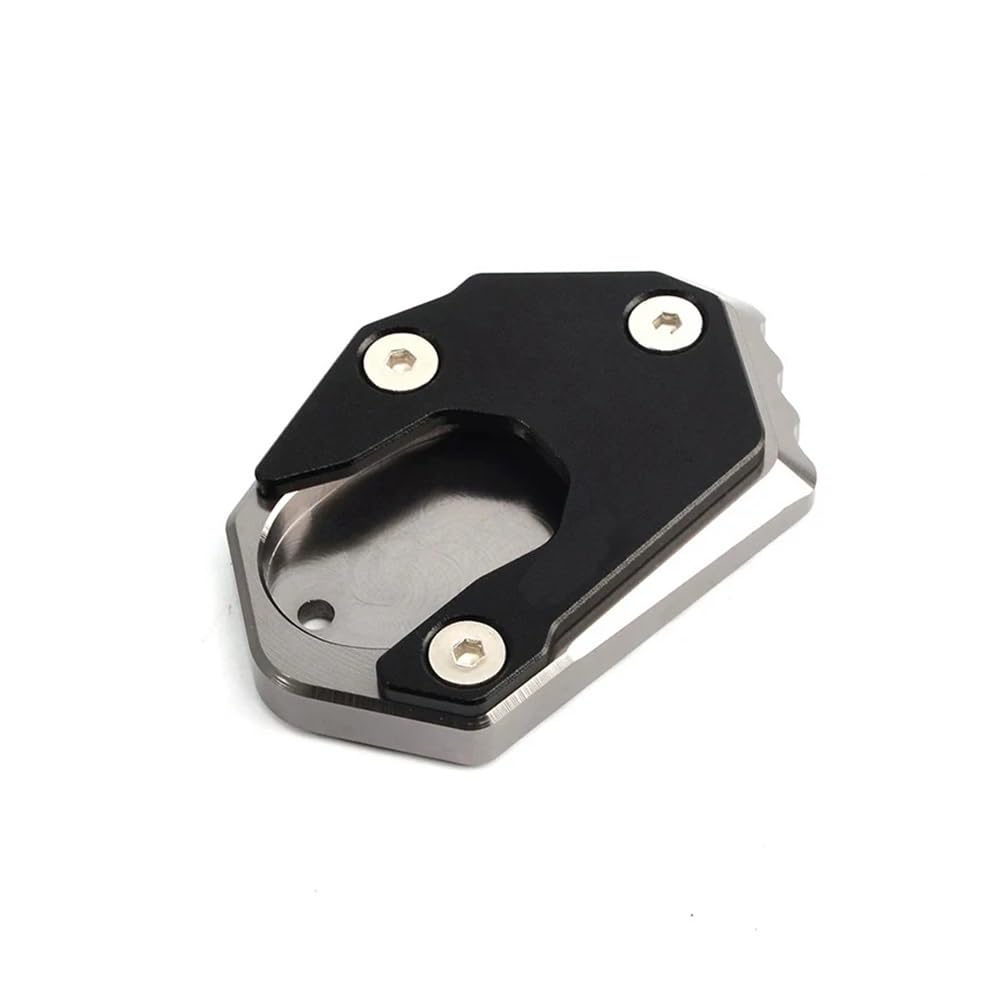 Motorrad Kickstand Fußpolster CNC-Seitenständerpolster für Kaw&asaki Ninja 300 650 1000 ER6F Ninja650 ZX6R ZX10R ZX12R Motorradplatte Ständerverlängerung Schlüsselanhänger von KFRNXNEWQ