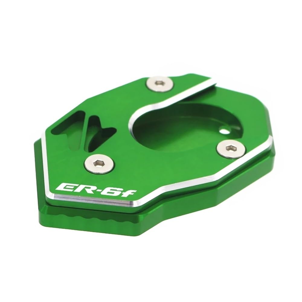 Motorrad Kickstand Fußpolster Für Kaw&asaki ER6N ZX-6R ER6F Motorrad CNC Ständer Platte Verlängerung Pad Stehen Vergrößern Seite Unterstützung Block Einparkhilfe von KFRNXNEWQ