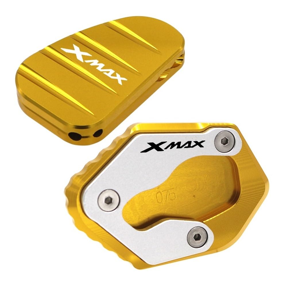 Motorrad Kickstand Fußpolster Für YAM&AHA Xmax X-MAX 250 300 XMAX300 Motorrad Zubehör Ständer Seite Stehen Verlängerung Enlarger Pad Seite Halterung von KFRNXNEWQ