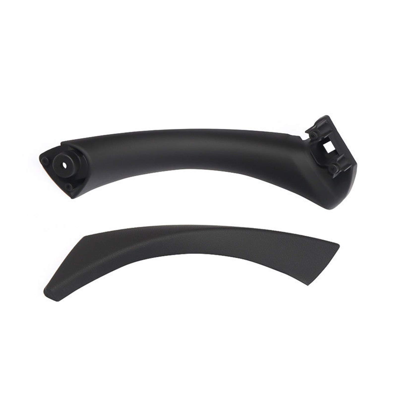 Auto InnentüRgriff,Auto Innen TüRgriff 1 satz Black ABS Right Side Innentürgriff Pull-Trimmabdeckung Gebrauch for BMW E90 E91 316 318 320 325 330 335 von KFXYSM