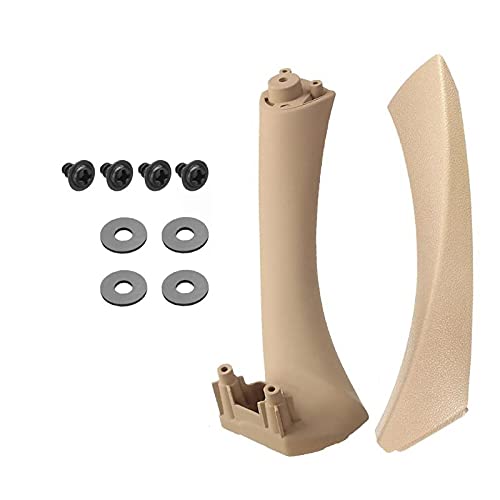 Auto InnentüRgriff,Auto Innen TüRgriff Auto Innengriff Innentürplatte Pull-Trimmabdeckung Gray Beige Black Link rechts Fit Verwendung für BMW 3 Serie E90 E91 316 318 320 325 328(Beige Left) von KFXYSM