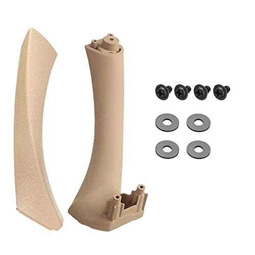 Auto InnentüRgriff,Auto Innen TüRgriff Auto Innengriff Innentürplatte Pull-Trimmabdeckung Gray Beige Black Link rechts Fit Verwendung für BMW 3 Serie E90 E91 316 318 320 325 328(Beige Right) von KFXYSM