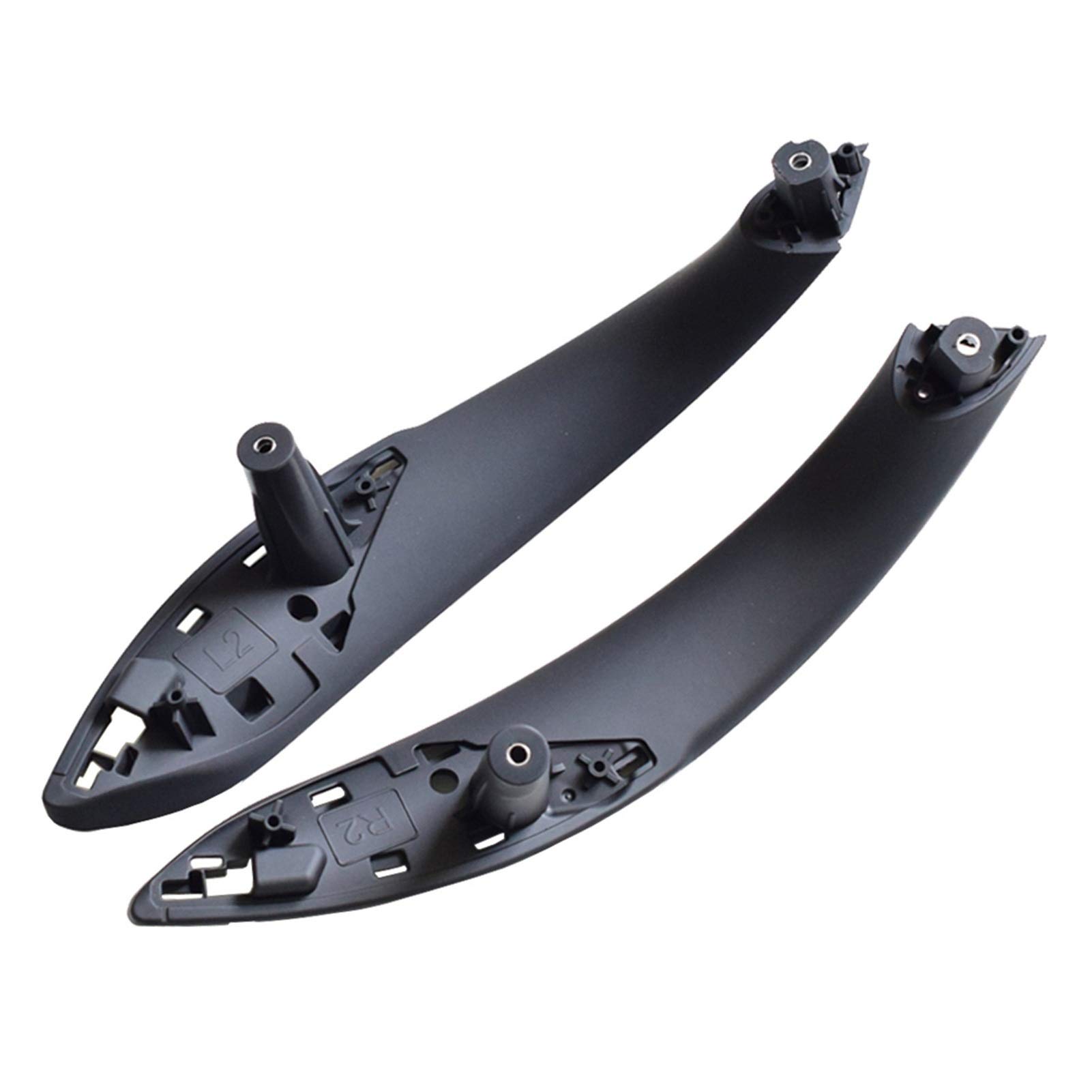 Auto InnentüRgriff,Auto Innen TüRgriff Autozubehör FIT FIT for BMW 3 Series F30 316D 318D F31 320i 325D Innere Türen Panel Griff Pull-Trimmabdeckung(Black 2pcs Rear) von KFXYSM