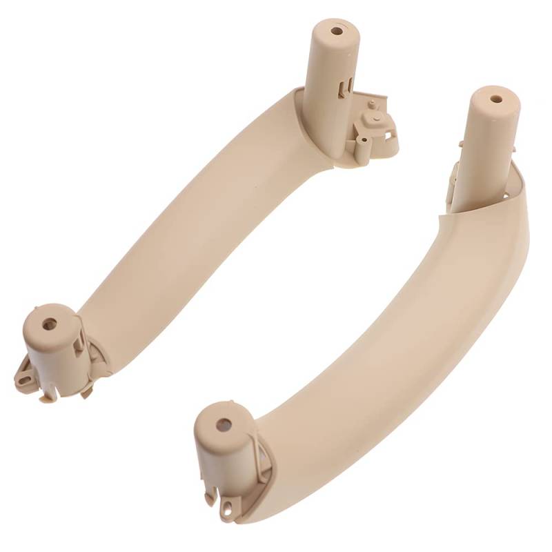 Auto InnentüRgriff,Auto Innen TüRgriff Beige schwarze 2 stücke Auto Innentürgriff Links rechts fit Verwendung für BMW X3 F25 X4 F26 Innentüren Panel Pull-Ziehabdeckung(Beige) von KFXYSM